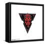 Gallery Pops Star Wars - Dark Side Darth Maul Badge Wall Art-Trends International-Framed Stretched Canvas