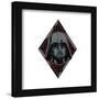 Gallery Pops Star Wars - Dark Side Darth Vader Badge Wall Art-Trends International-Framed Gallery Pops