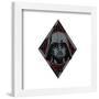 Gallery Pops Star Wars - Dark Side Darth Vader Badge Wall Art-Trends International-Framed Gallery Pops