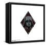 Gallery Pops Star Wars - Dark Side Darth Vader Badge Wall Art-Trends International-Framed Stretched Canvas