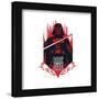 Gallery Pops Star Wars - Dark Side Darth Vader Duotone Badge Wall Art-Trends International-Framed Gallery Pops