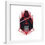 Gallery Pops Star Wars - Dark Side Darth Vader Duotone Badge Wall Art-Trends International-Framed Gallery Pops