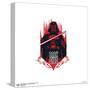 Gallery Pops Star Wars - Dark Side Darth Vader Duotone Badge Wall Art-Trends International-Stretched Canvas