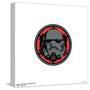 Gallery Pops Star Wars - Dark Side Stormtrooper Badge Wall Art-Trends International-Stretched Canvas