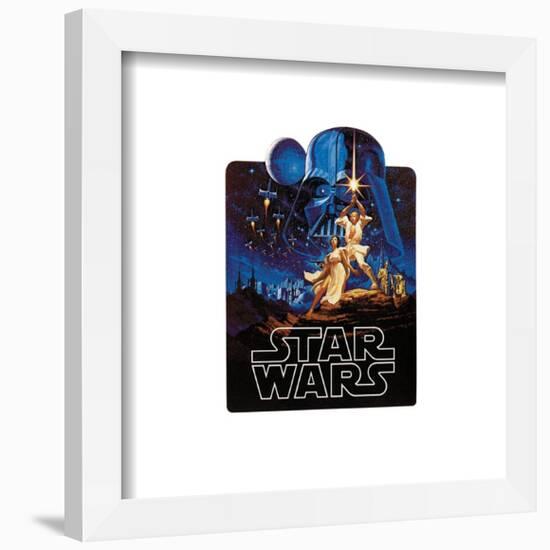 Gallery Pops Star Wars: Episode IV - A New Hope Key Art Wall Art-Trends International-Framed Gallery Pops