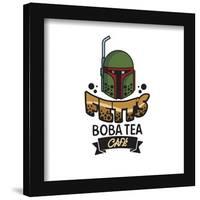 Gallery Pops Star Wars - Humor Fett's Boba Tea Wall Art-Trends International-Framed Gallery Pops