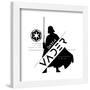 Gallery Pops Star Wars: Obi-Wan Kenobi - Darth Vader Badge Wall Art-Trends International-Framed Gallery Pops