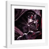 Gallery Pops Star Wars: Obi-Wan Kenobi - Darth Vader Force Choke Painting Wall Art-Trends International-Framed Gallery Pops