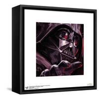 Gallery Pops Star Wars: Obi-Wan Kenobi - Darth Vader Force Choke Painting Wall Art-Trends International-Framed Stretched Canvas