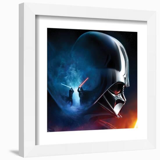 Gallery Pops Star Wars: Obi-Wan Kenobi - Darth Vader Saber Fight Wall Art-Trends International-Framed Gallery Pops