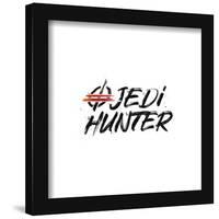Gallery Pops Star Wars: Obi-Wan Kenobi - Jedi Hunter Text Badge Wall Art-Trends International-Framed Gallery Pops