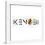 Gallery Pops Star Wars: Obi-Wan Kenobi - Kenobi Distressed Text Wall Art-Trends International-Framed Gallery Pops