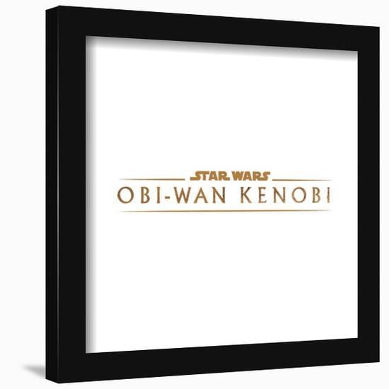 Gallery Pops Star Wars: Obi-Wan Kenobi - Logo Wall Art-Trends International-Framed Gallery Pops