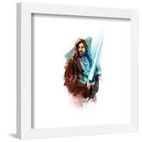 Gallery Pops Star Wars: Obi-Wan Kenobi - Obi-Wan Kenobi Lightsaber Pose Wall Art-Trends International-Framed Gallery Pops