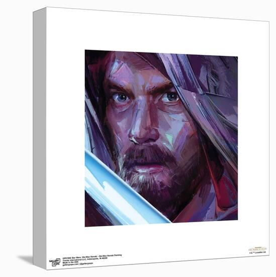 Gallery Pops Star Wars: Obi-Wan Kenobi - Obi-Wan Kenobi Painting Wall Art-Trends International-Stretched Canvas