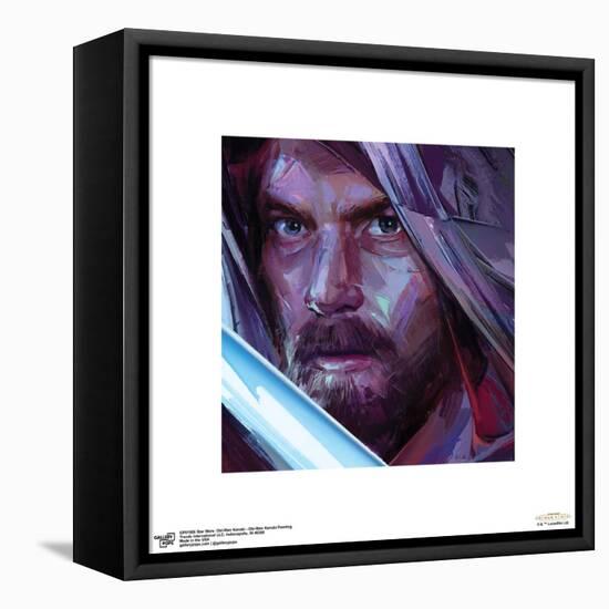 Gallery Pops Star Wars: Obi-Wan Kenobi - Obi-Wan Kenobi Painting Wall Art-Trends International-Framed Stretched Canvas