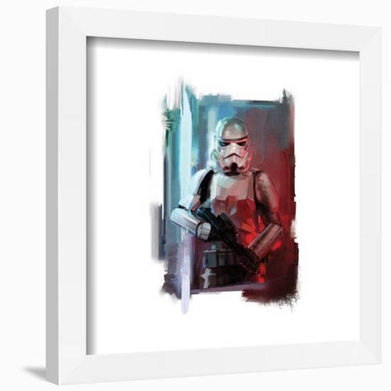 Gallery Pops Star Wars: Obi-Wan Kenobi - Stormtrooper Painting Wall Art-Trends International-Framed Gallery Pops