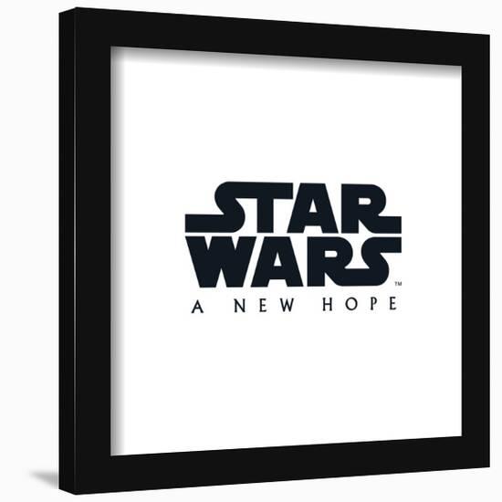 Gallery Pops Star Wars: Saga - A New Hope Logo Wall Art-Trends International-Framed Gallery Pops