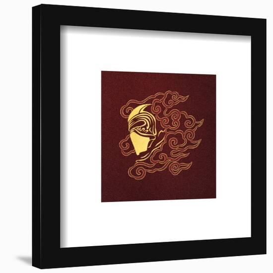 Gallery Pops Star Wars: Saga - Asian Art Collection Kylo Ren Wall Art-Trends International-Framed Gallery Pops