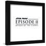 Gallery Pops Star Wars: Saga - Attack of the Clones Prequel Logo Wall Art-Trends International-Framed Gallery Pops