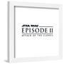 Gallery Pops Star Wars: Saga - Attack of the Clones Prequel Logo Wall Art-Trends International-Framed Gallery Pops