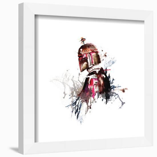 Gallery Pops Star Wars: Saga - Boba Fett Watercolor Wall Art-Trends International-Framed Gallery Pops