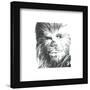 Gallery Pops Star Wars: Saga - Chewbacca Sketch Wall Art-Trends International-Framed Gallery Pops