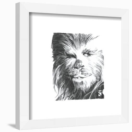 Gallery Pops Star Wars: Saga - Chewbacca Sketch Wall Art-Trends International-Framed Gallery Pops