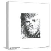 Gallery Pops Star Wars: Saga - Chewbacca Sketch Wall Art-Trends International-Stretched Canvas