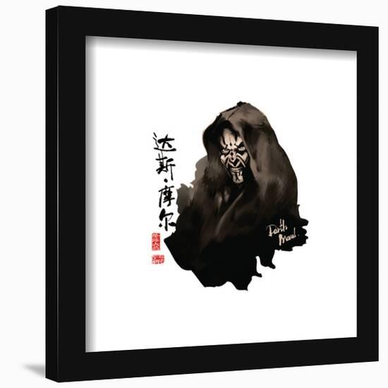Gallery Pops Star Wars: Saga - Chinese Painting Darth Maul Wall Art-Trends International-Framed Gallery Pops