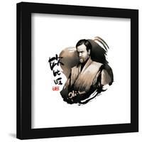 Gallery Pops Star Wars: Saga - Chinese Painting Obi-Wan Kenobi Wall Art-Trends International-Framed Gallery Pops