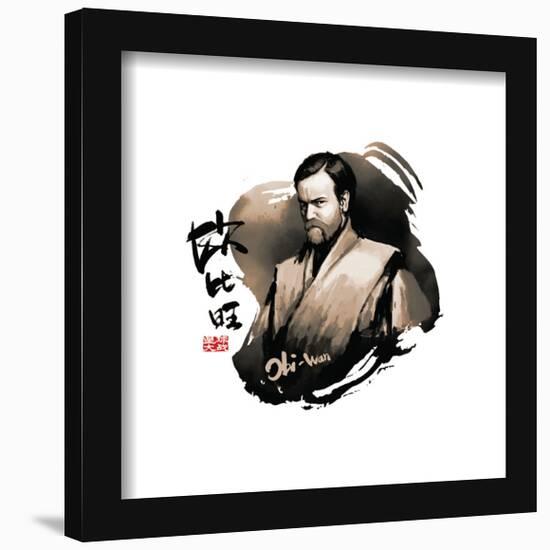 Gallery Pops Star Wars: Saga - Chinese Painting Obi-Wan Kenobi Wall Art-Trends International-Framed Gallery Pops