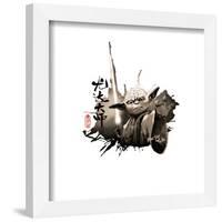 Gallery Pops Star Wars: Saga - Chinese Painting Yoda Wall Art-Trends International-Framed Gallery Pops