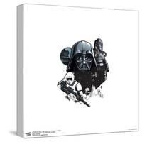Gallery Pops Star Wars: Saga - Darth Vader Character Collage Wall Art-Trends International-Stretched Canvas