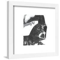 Gallery Pops Star Wars: Saga - Darth Vader Sketch Wall Art-Trends International-Framed Gallery Pops
