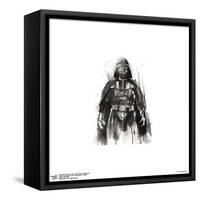 Gallery Pops Star Wars: Saga - Darth Vader Watercolor Wall Art-Trends International-Framed Stretched Canvas