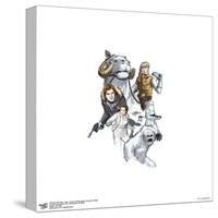 Gallery Pops Star Wars: Saga - Empire Strikes Back Character Collage Wall Art-Trends International-Stretched Canvas