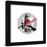 Gallery Pops Star Wars: Saga - Imperial Stormtrooper Badge Wall Art-Trends International-Framed Gallery Pops