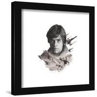 Gallery Pops Star Wars: Saga - Luke Skywalker Artistic Atmosphere Wall Art-Trends International-Framed Gallery Pops