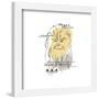 Gallery Pops Star Wars: Saga - Mid-Century Modern Chewbacca Wall Art-Trends International-Framed Gallery Pops