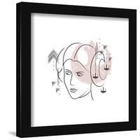 Gallery Pops Star Wars: Saga - Mid-Century Modern Princess Leia Wall Art-Trends International-Framed Gallery Pops