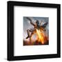 Gallery Pops Star Wars: Saga - Moments Edge Boba Fett Wall Art-Trends International-Framed Gallery Pops