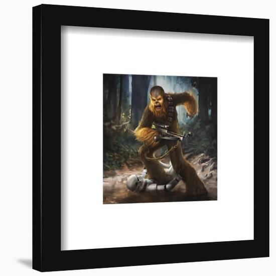 Gallery Pops Star Wars: Saga - Moments Edge Chewbacca Wall Art-Trends International-Framed Gallery Pops