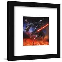 Gallery Pops Star Wars: Saga - Moments Edge Darth Vader Wall Art-Trends International-Framed Gallery Pops
