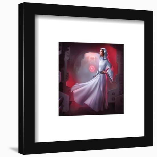 Gallery Pops Star Wars: Saga - Moments Edge Princess Leia Wall Art-Trends International-Framed Gallery Pops