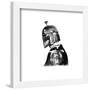 Gallery Pops Star Wars: Saga - Monochrome Boba Fett Wall Art-Trends International-Framed Gallery Pops
