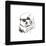 Gallery Pops Star Wars: Saga - Monochrome Stormtrooper Helmet Wall Art-Trends International-Framed Gallery Pops