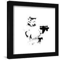 Gallery Pops Star Wars: Saga - Monochrome Stormtrooper Wall Art-Trends International-Framed Gallery Pops