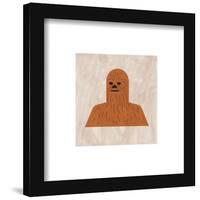 Gallery Pops Star Wars: Saga - Neutral Abstract Chewbacca Wall Art-Trends International-Framed Gallery Pops
