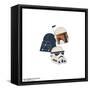 Gallery Pops Star Wars: Saga - Neutral Abstract Helmets Wall Art-Trends International-Framed Stretched Canvas